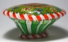 Magnum Chinese Copy of the Famous Clichy Millefiori Basket Paperweight - Heart Shaped