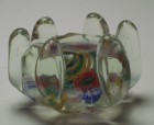 1930s Chinese Millefiori Brushholder Paperweight