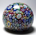 Peter McDougall (PMcD) 2003 Magnum Millefiori Ball Paperweight