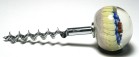 Vasart / Lassman Concentric Millefiori Paperweight Handle Corkscrew