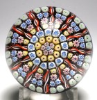 Early Perthshire PP1 Paneled Millefiori Paperweight