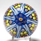 Medium Colorful Strathearn Paneled Millefiori Paperweight