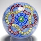 Baccarat Magnum 1977 Double Trefoil Millefiori Paperweight