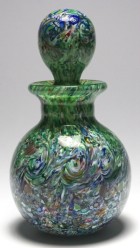 Perthshire PP52 End of Week Green Paperweight Bottle