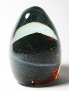 Large Mdina Glass Swirl Paperweight