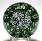 William Manson Phoenix Paperweights Limited Edition FP14 Paneled Millefiori Paperweight