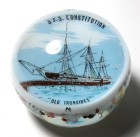 Large Tom Mosser Old Ironsides USS Constitution Paperweight