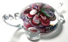 Large Joe St. Clair Multi-Color Crimp Turtle Paperweight