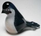 Chris Sherwin Art Glass Black-Capped Chickadee Paperweight