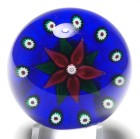 Selkirk 1981 Miniature Flower with Millefiori Garland Limited Edition Paperweight