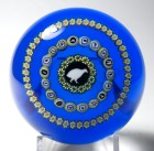 Magnum Baccarat 1975 Gridel Series Pheasant Concentric Millefiori Limited Edition Paperweight