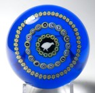 Magnum Baccarat 1975 Gridel Series Pheasant Concentric Millefiori Limited Edition Paperweight