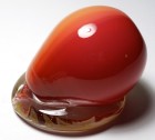 Antique New England Glass Company (NEGC) Blown Glass Pear Paperweight - Good Condition
