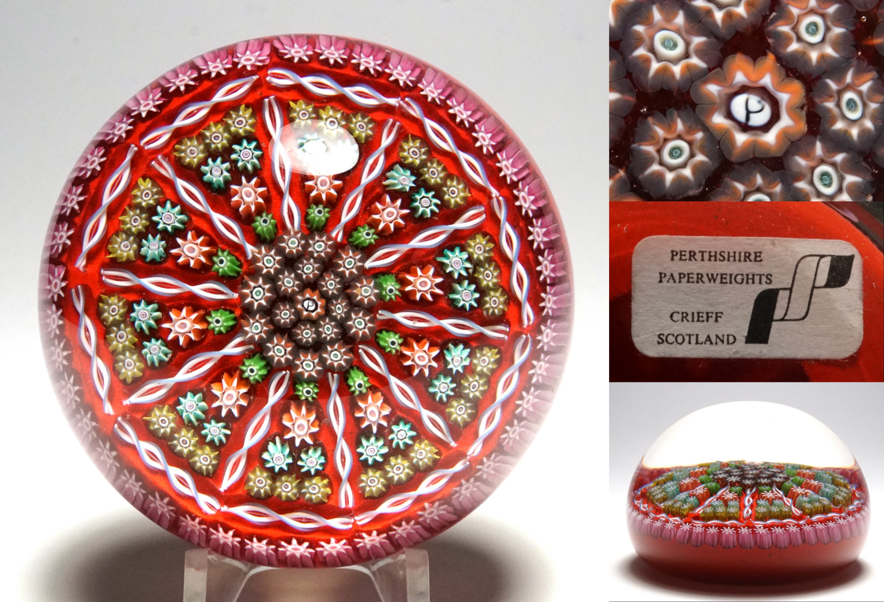 PERTHSHIRE PAPERWEIGHTS PP2 ペーパーウエイト 美品-