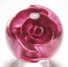 Magnum Selkirk 1986 Limited Edition Pink Crimp Rose Paperweight with Certificate