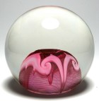 Early Magnum Kit Karbler Michael David Blake Street Glass Art Nouveau Paperweight