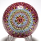 Baccarat Eleven Row 1971 Close Concentric Millefiori Paperweight