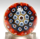 Vasart Miniature Concentric Paperweight