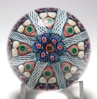 Medium Colorful Strathearn Paneled Millefiori Paperweight