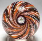 Rare Perthshire PP21 Large Millefiori Swirl Paperweight