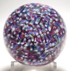 Modern Baccarat Mac�doine Millefiori Paperweight
