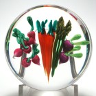 Ken Rosenfeld 1987 Vegetables Bouquet Paperweight