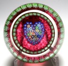 Perthshire PP46 Heart Pattern Closepack Millefiori Paperweight