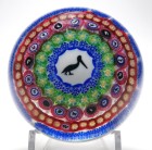 Baccarat 1974 Gridel Series Millefiori Pelican Limited Edition Paperweight