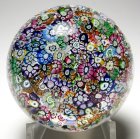 Perthshire 1977 PP19 Limited Edition Millefiori Scramble Paperweight with Picture Canes